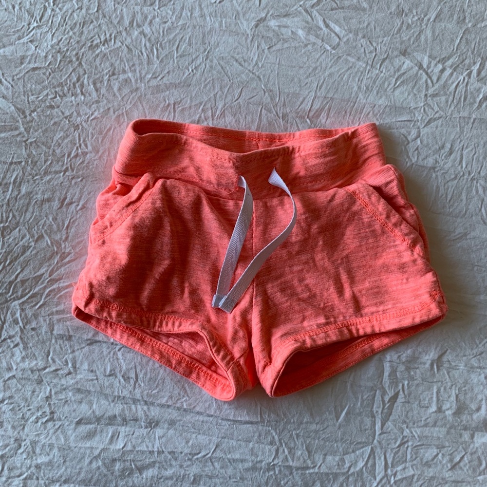 Girls coral shorts
